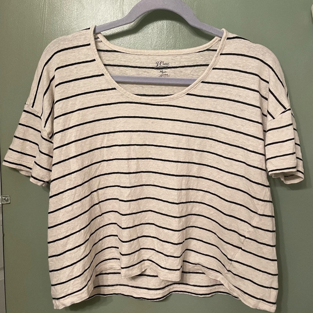 J. Crew Linen T-Shirt